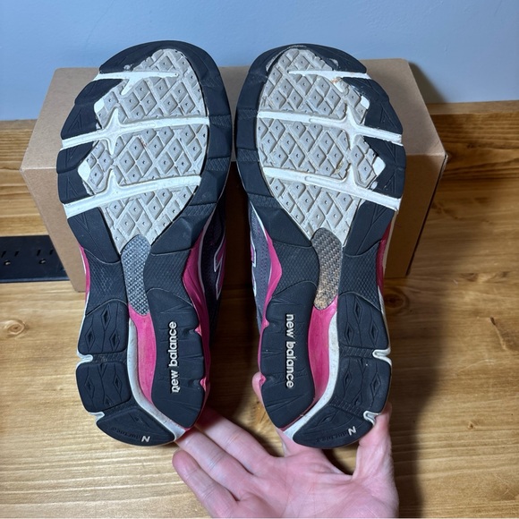 New Balance 990 USA Encap suede Sz 8  gray pink sneakers shoes W990GP3 Women - Picture 8 of 8